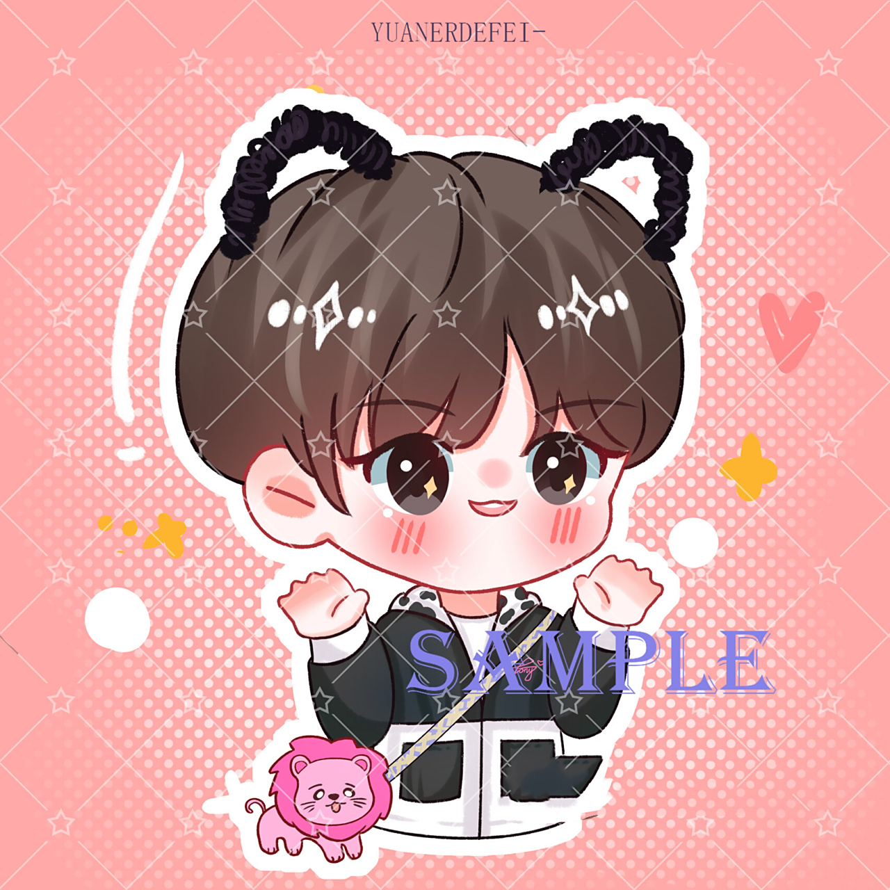 明星q版/儿童画 余景天蔡徐坤宋亚轩刘耀文贺峻霖严浩翔陈立农的q版