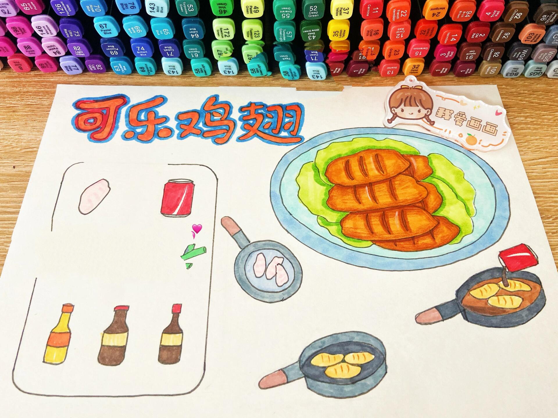 年夜饭可乐鸡翅制作过程