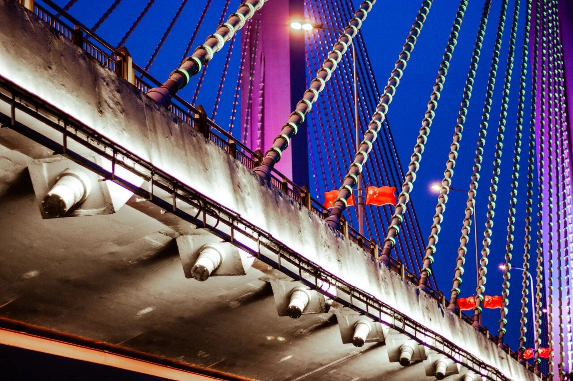 益阳夜景•西流湾大桥 这里拍照简直拍照绝绝子哦,拍了一组人像晚点