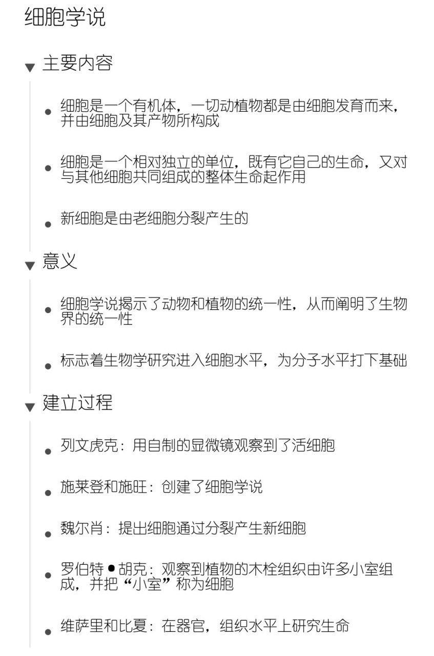 细胞学说图片