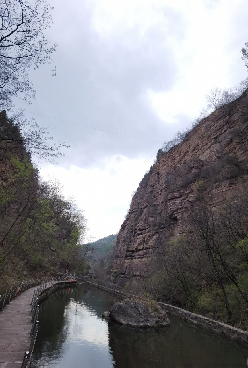 南太行山脉秋沟风景区,日月湖月湖里的石龟,静卧若干年,修身养性颐养