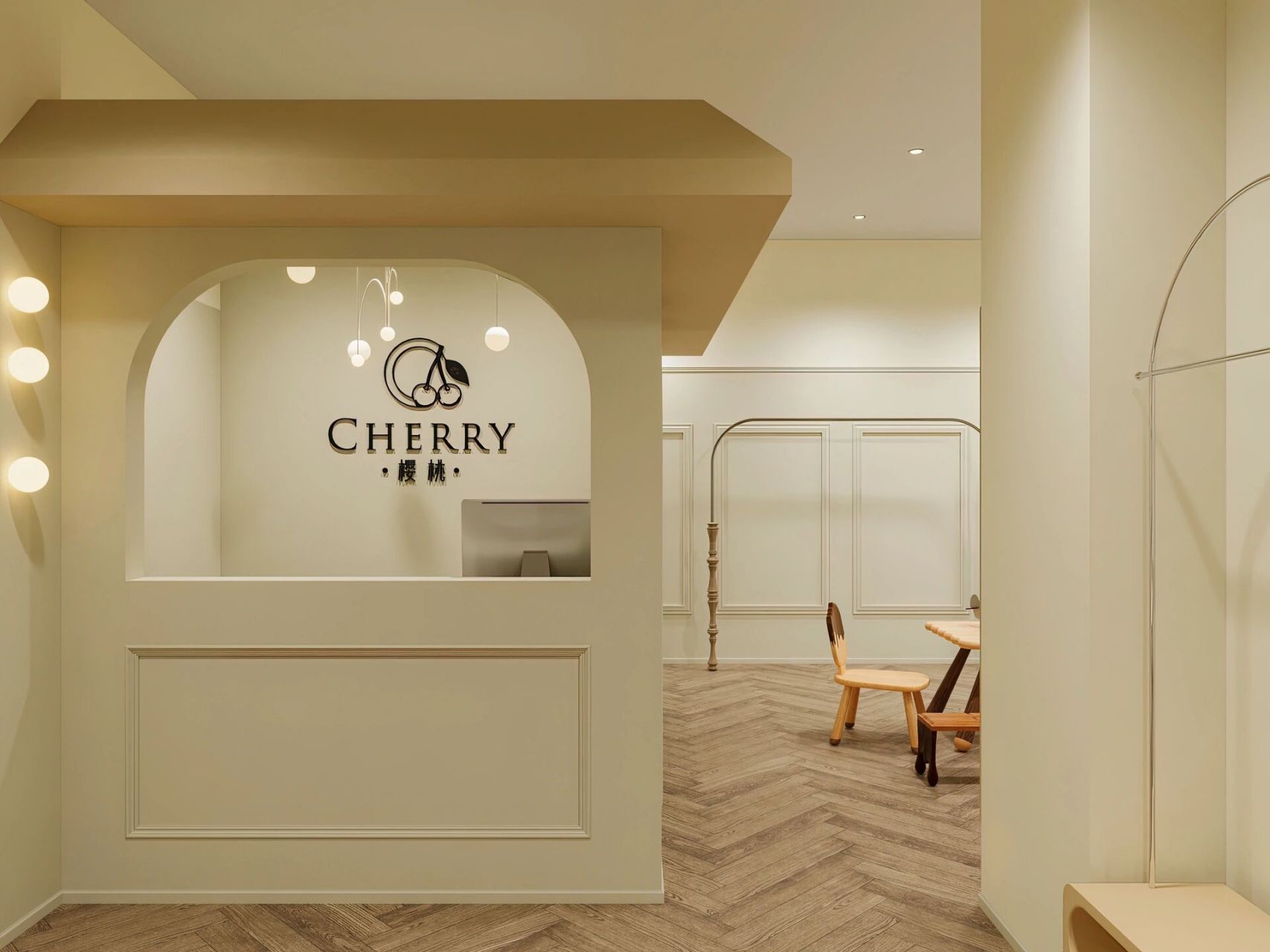 cherry樱桃童装店装修效果图来啦 cherry 即将呈现更专业 更规模 更