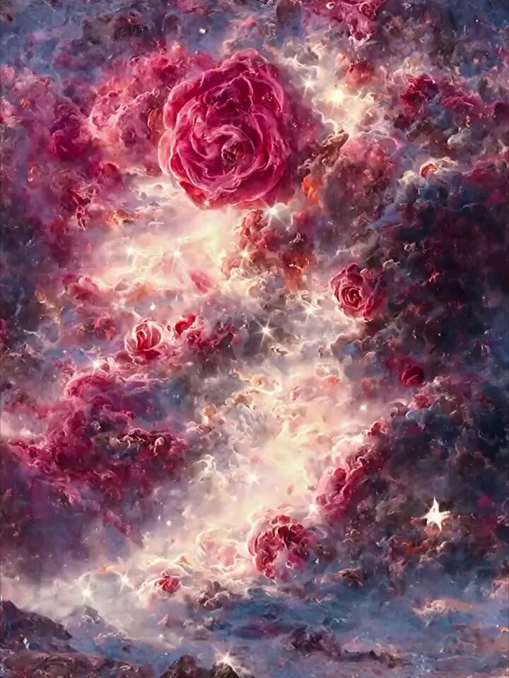 08玫瑰星云×浪漫宇宙——ai作画