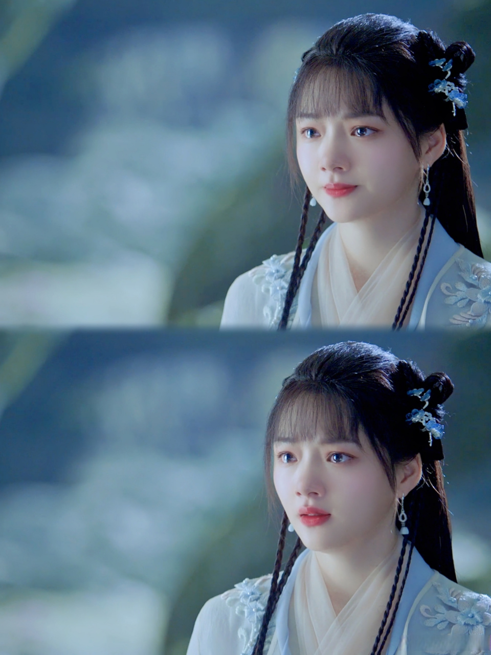 任敏古装扮相# 今天《玉骨遥》上线,感觉任敏和古装的适配度挺傅哪