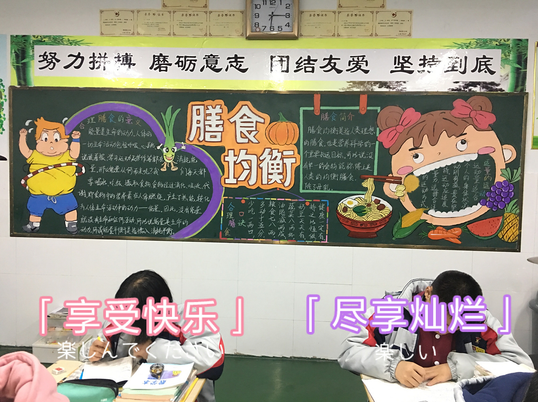 膳食营养健康均衡饮食主题黑板报 本期主题:膳食营养