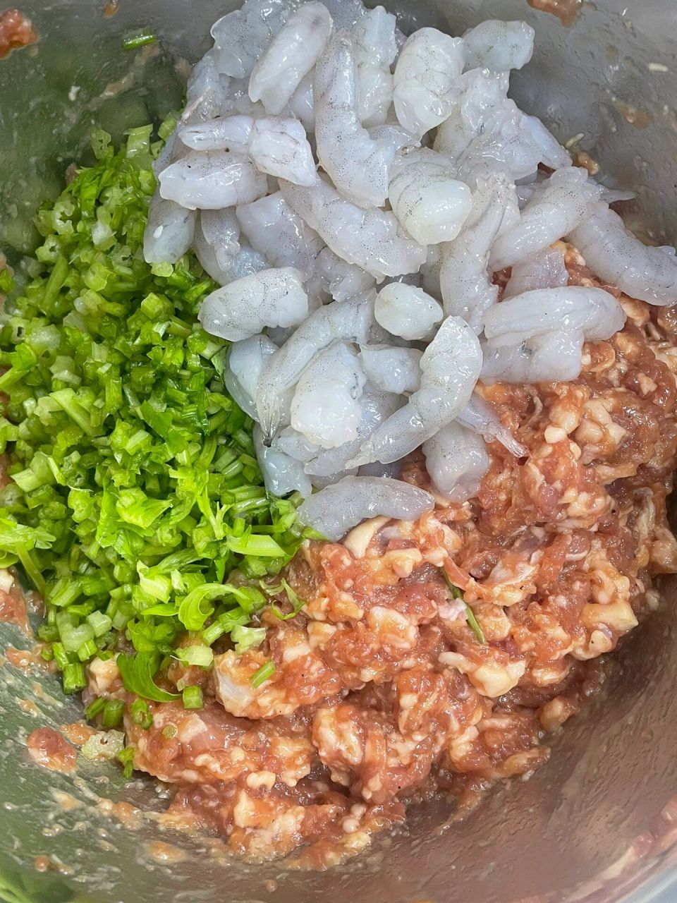 芹菜猪肉虾仁水饺 1.