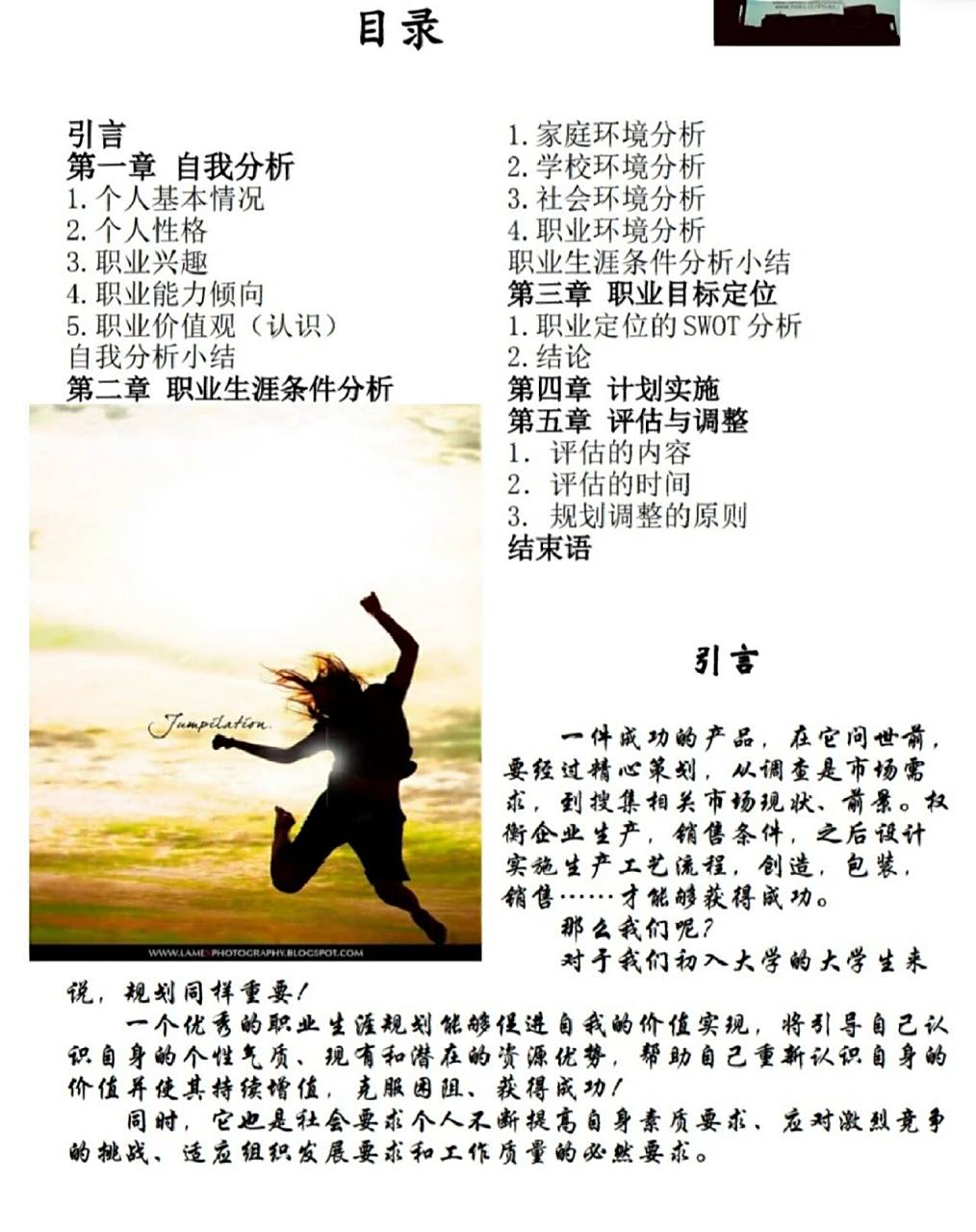 大学生职业生涯规划书(会计专业)