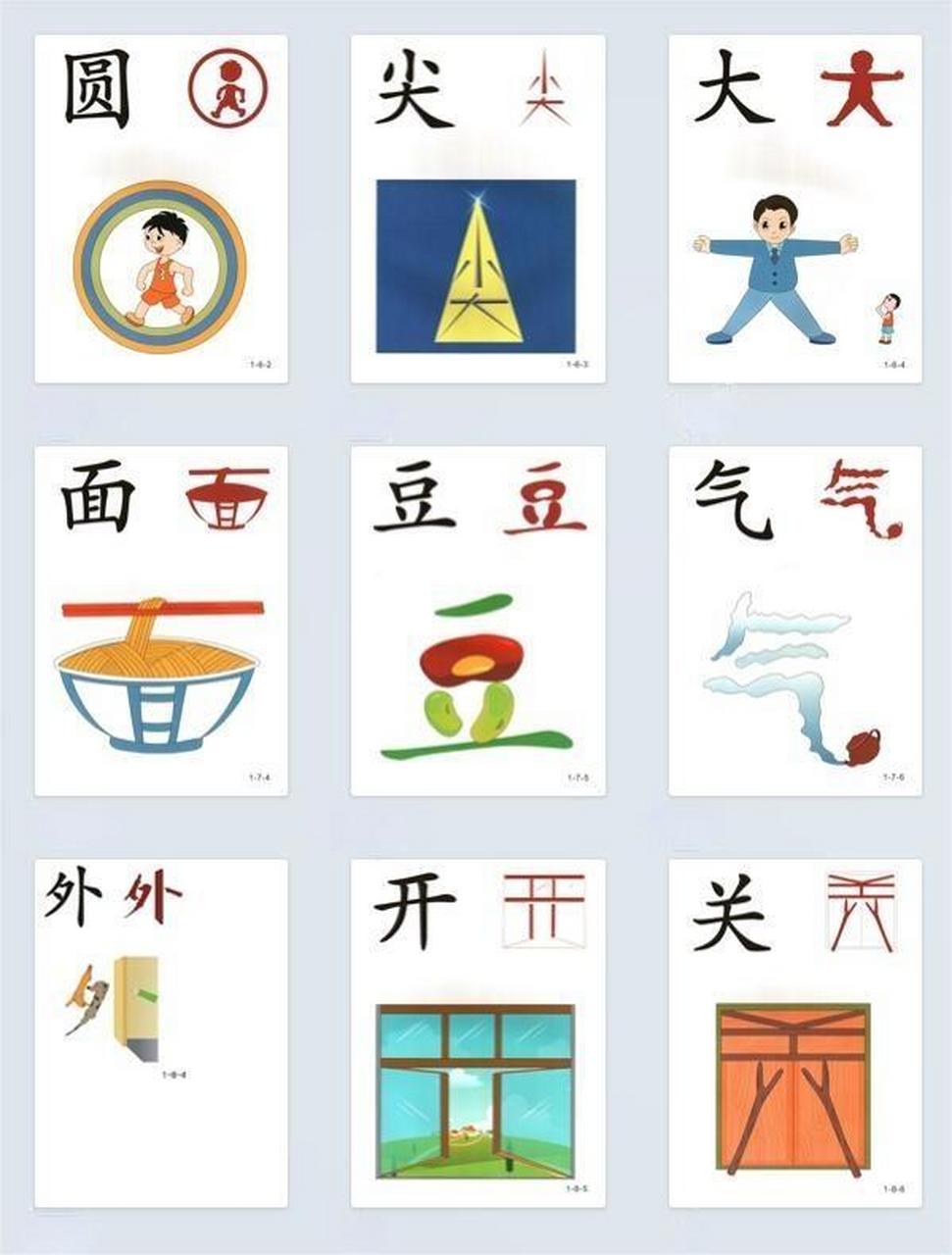 有趣❗幼儿识字启蒙1500个,生动形象又好记 ✅识字卡片电子版本