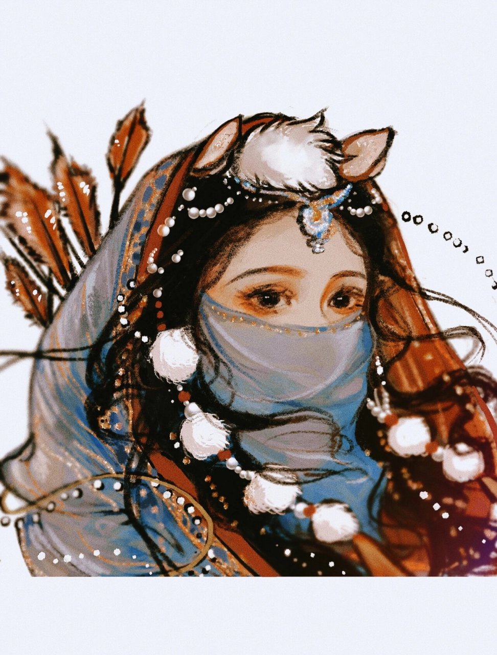 十二生肖头像|午马 参考了小枫的造型～ 选不出滤镜了