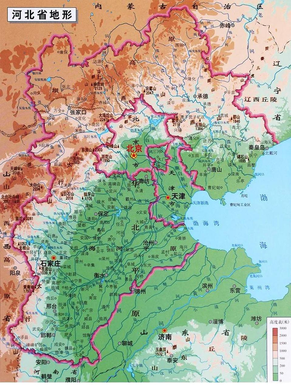 河北省的河流几乎都属于海河流域,河北境内的华北平原也叫海河平原,有