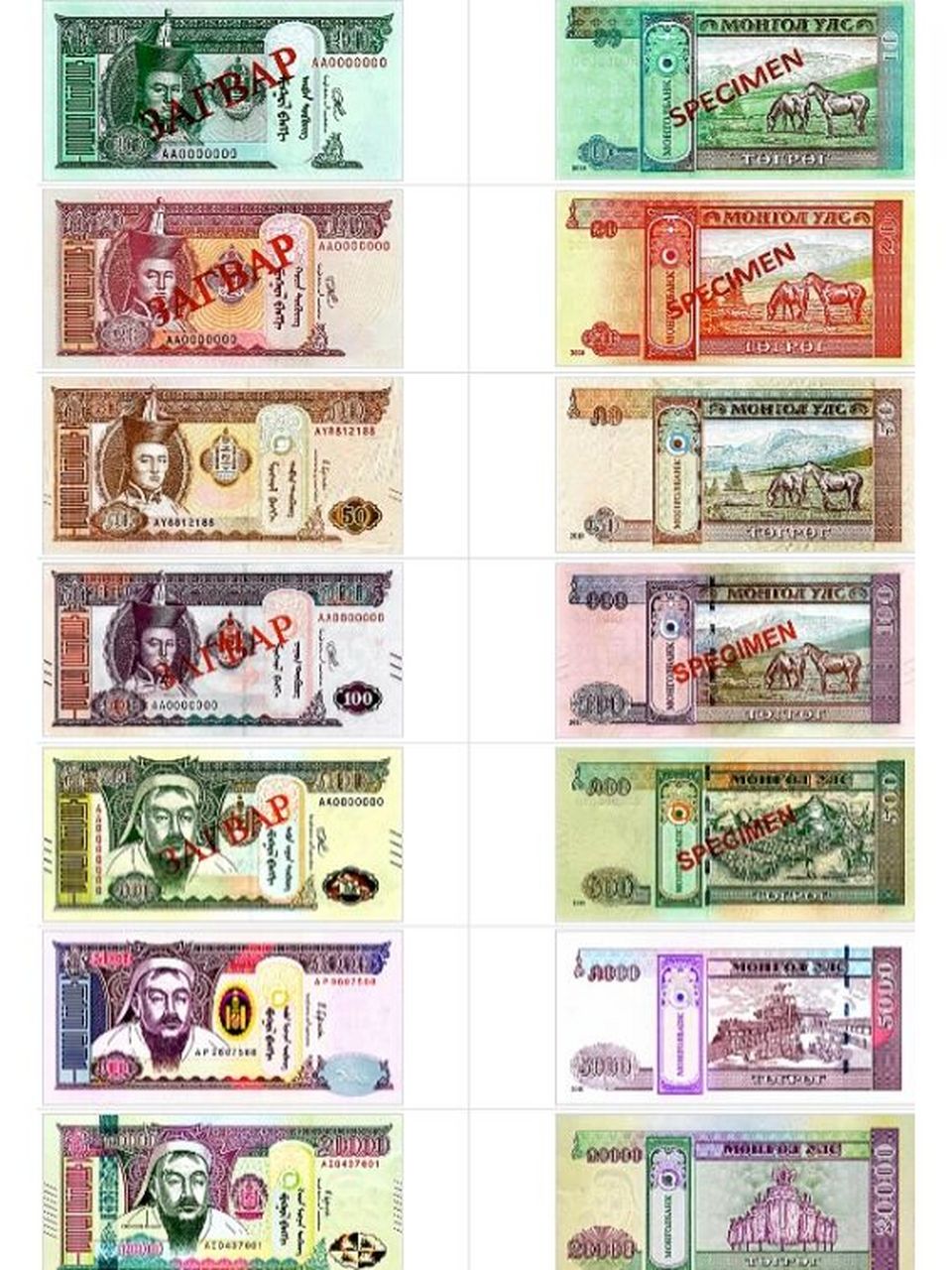 亚洲纸币大全图片介绍图片