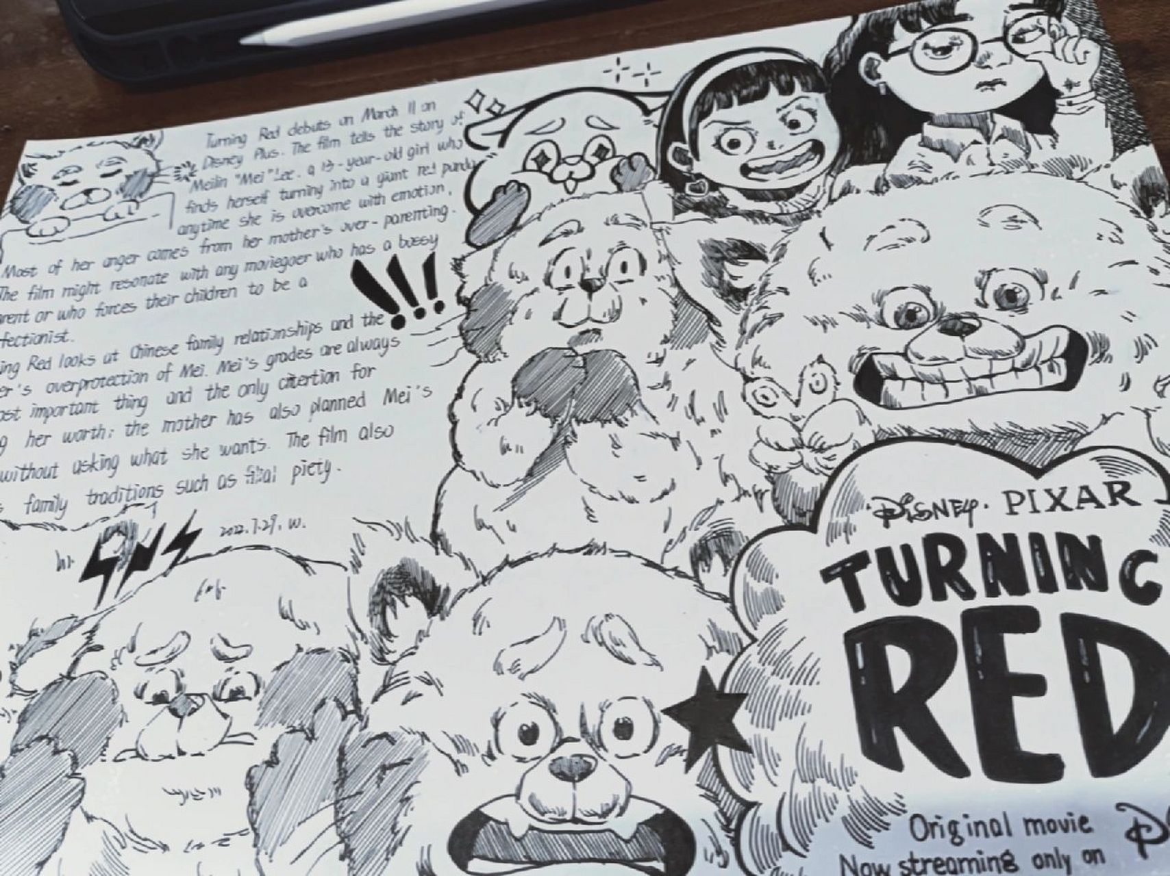 《青春变形记》英语手抄报 嘿嘿超级喜欢《青春变形记》