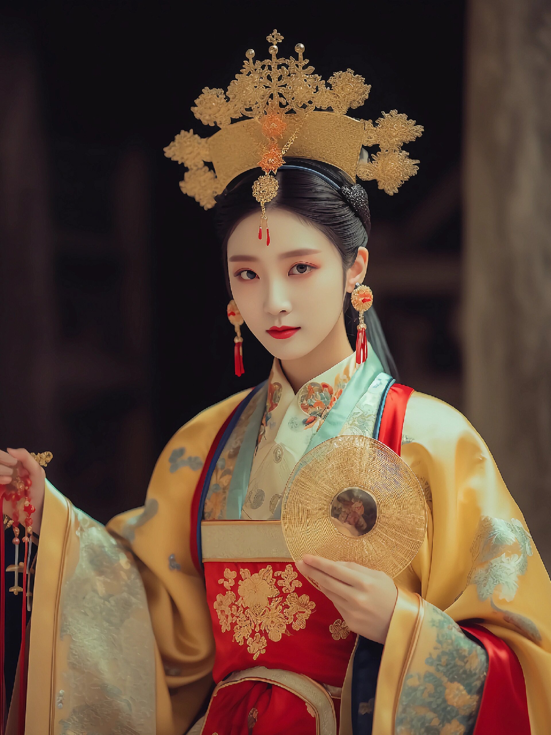 97锦绣华美,富丽堂皇的中国古代皇后服装 中国古代皇后的服装华丽
