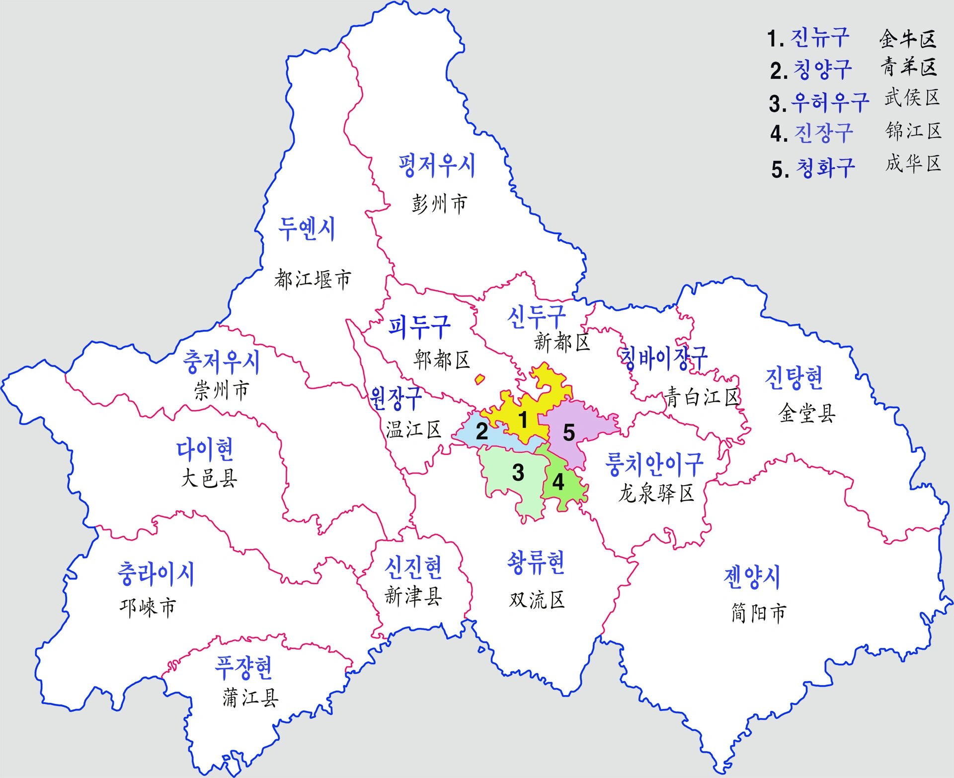 成都最新行政区划地图图片