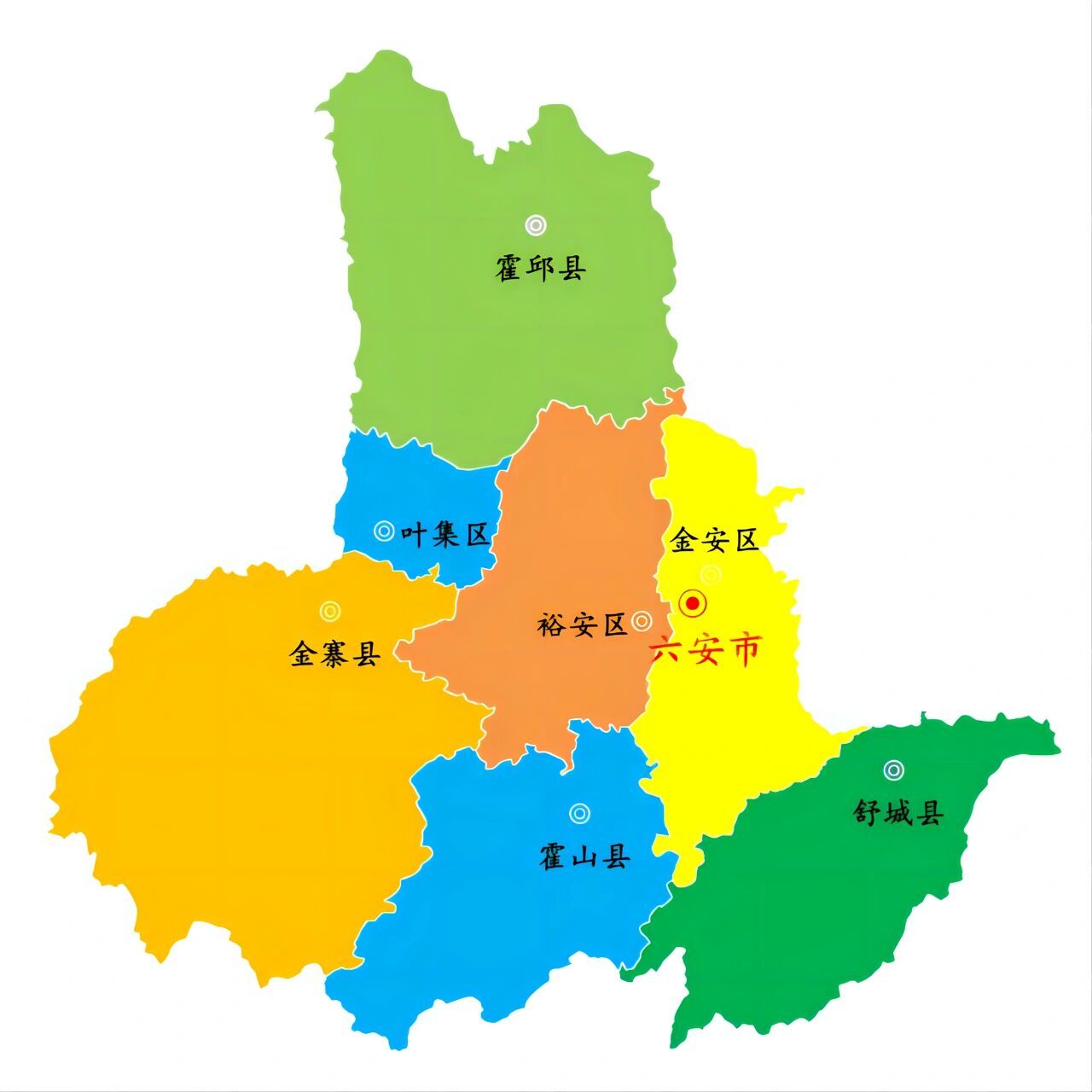 安徽省地图六安地区图片