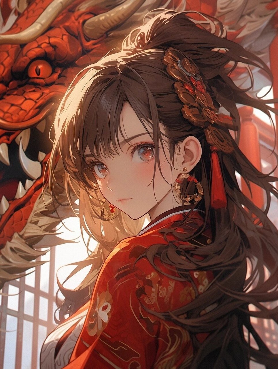 动漫女生古风壁纸       酷酷的女生专用