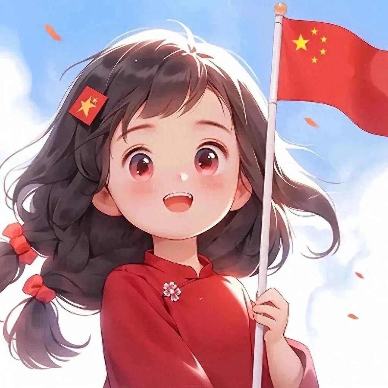 12 张国庆节头像,永远的中国红 我和我的祖国,一刻也不能分割