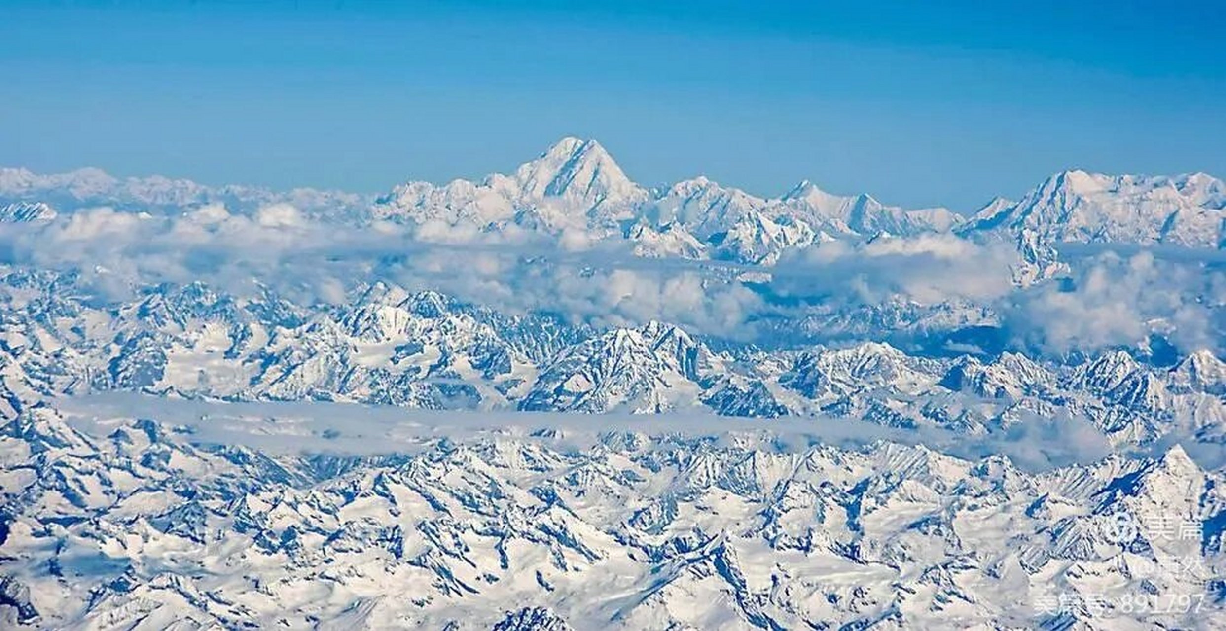 长白山雪山天池高清精美壁纸图片 千年积雪万年峰,直上人间第一峰