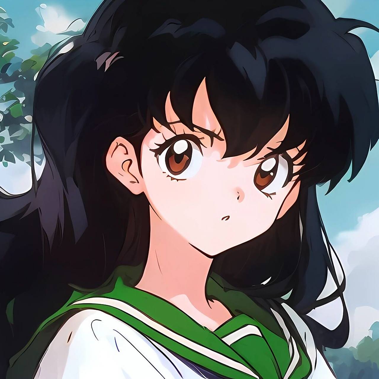 于是我特征搞了一批戈薇头像[笑哭] 	 #犬夜叉# #戈薇# #日暮戈薇