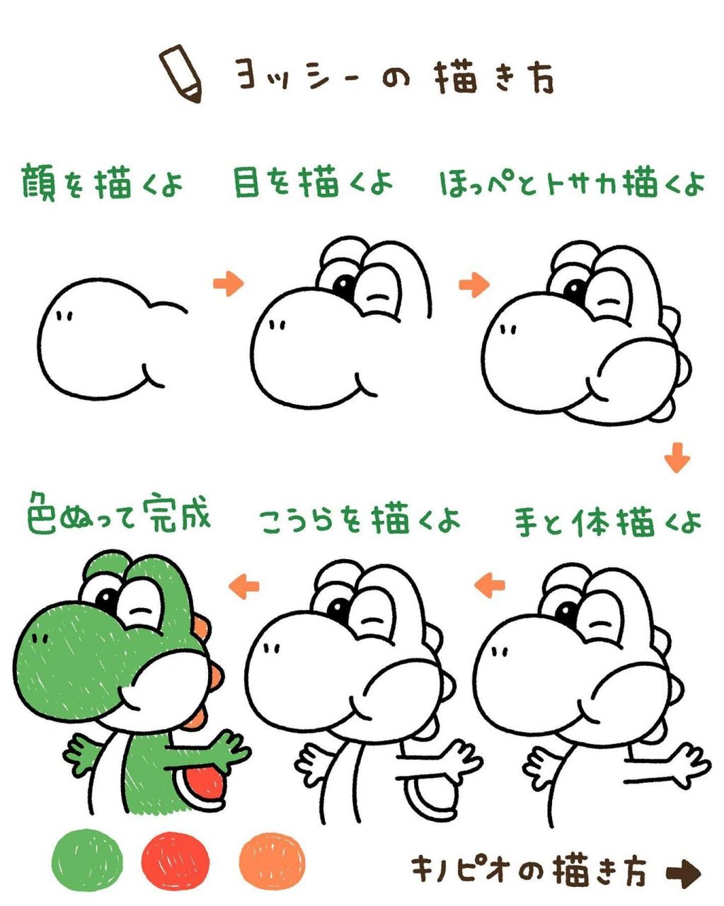 mario 马里奥兄弟 简笔画    credit: ins .1109