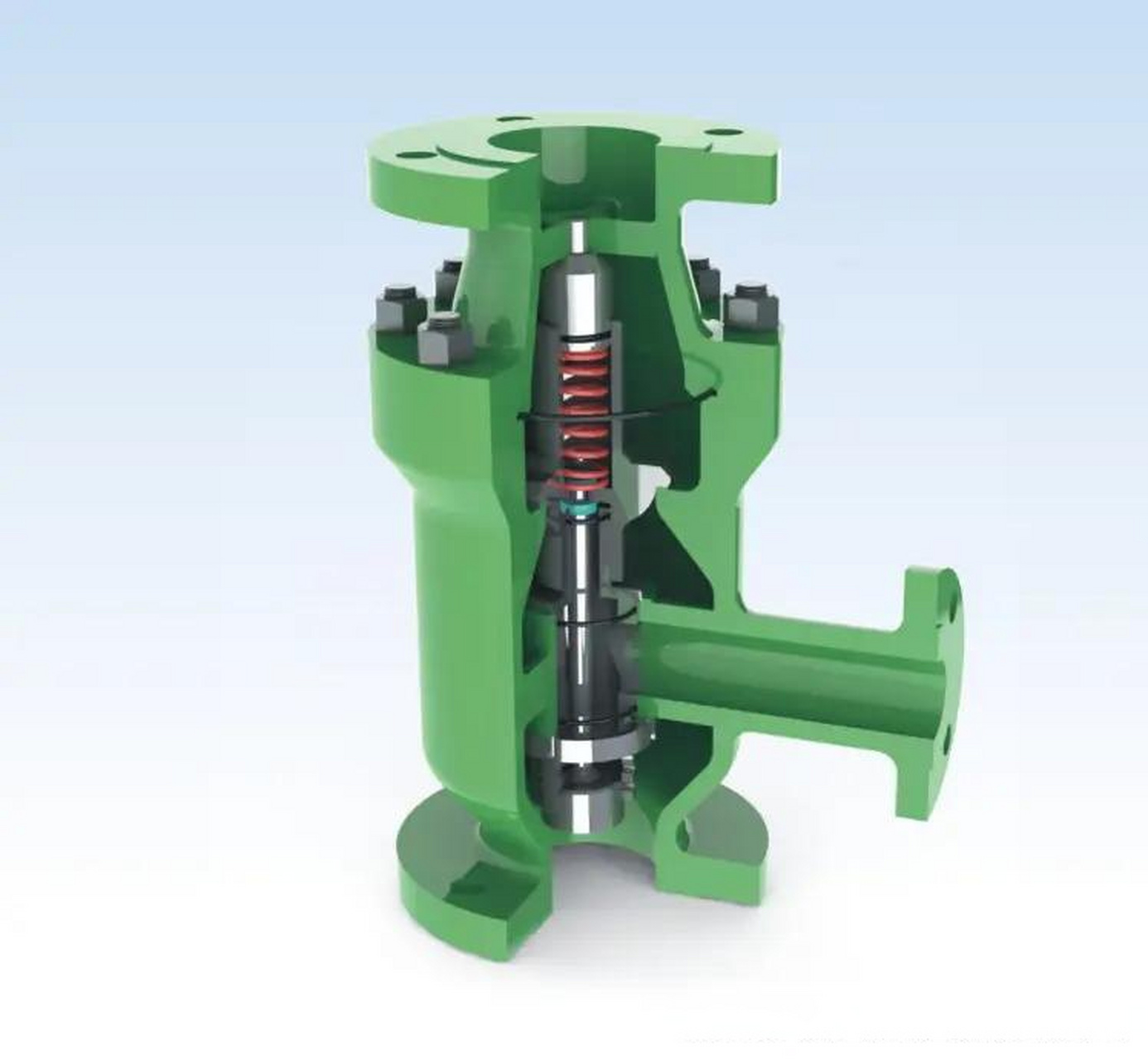 中隆智控(自动回流三通阀)zdm自动再循环泵保护阀 zdm自动再循环泵