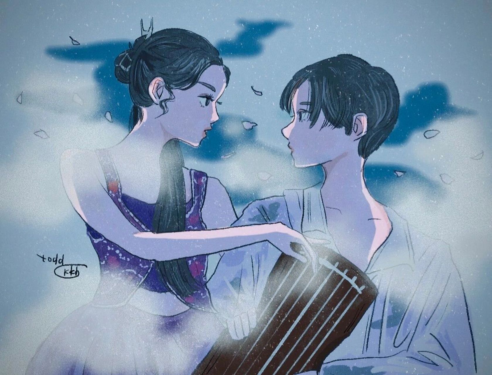 这也太可爱了吧 #程潇##了不起舞社##q版人物# 泰国粉丝画的 0815