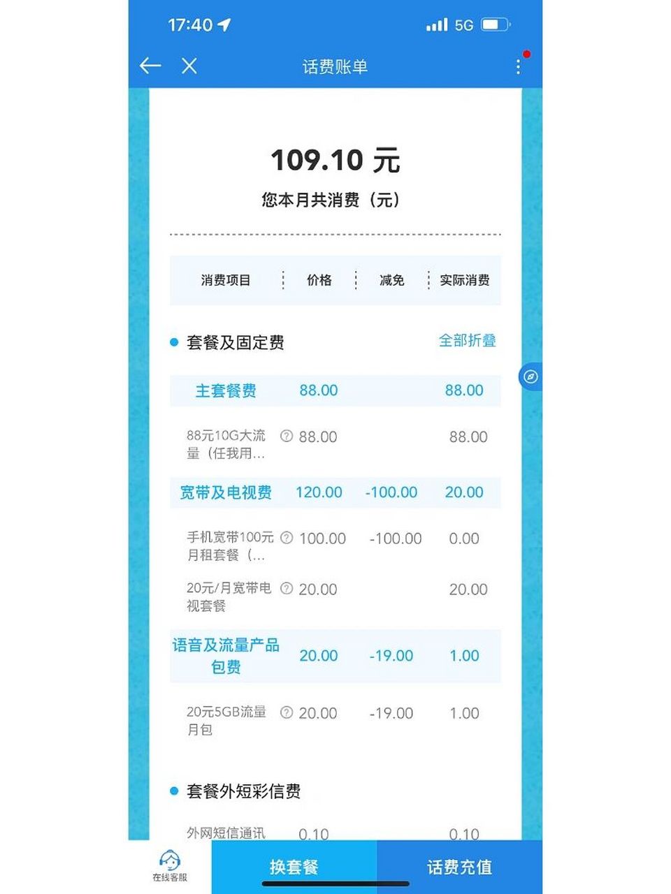 每月一定要记得查看话费清单! 用了十年的移动了,第一次感觉到愤怒!