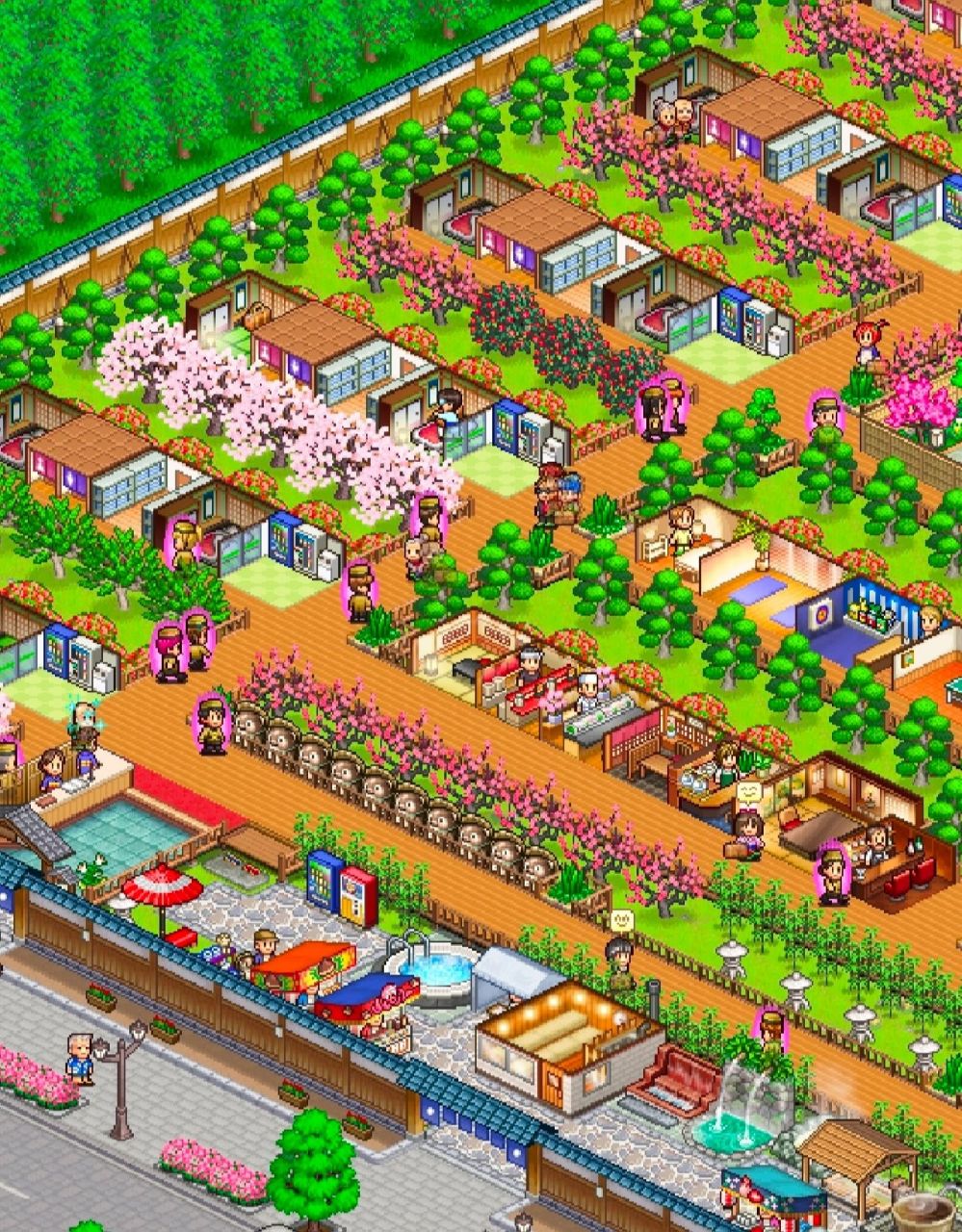 开罗温泉物语2布局分享 通关之后继续肝,终于布置好了