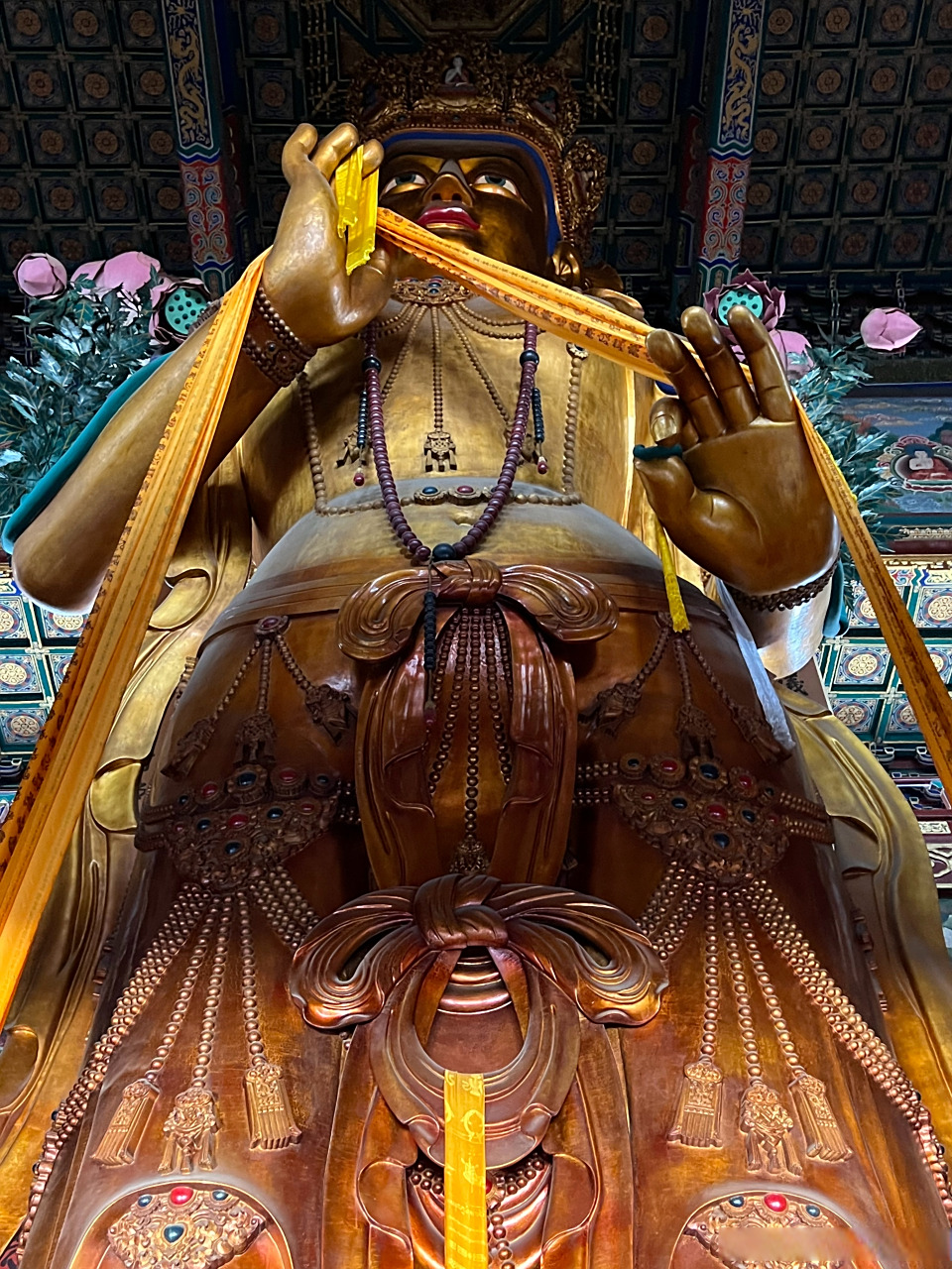 富丽堂皇|北京雍和宫内供奉的佛像