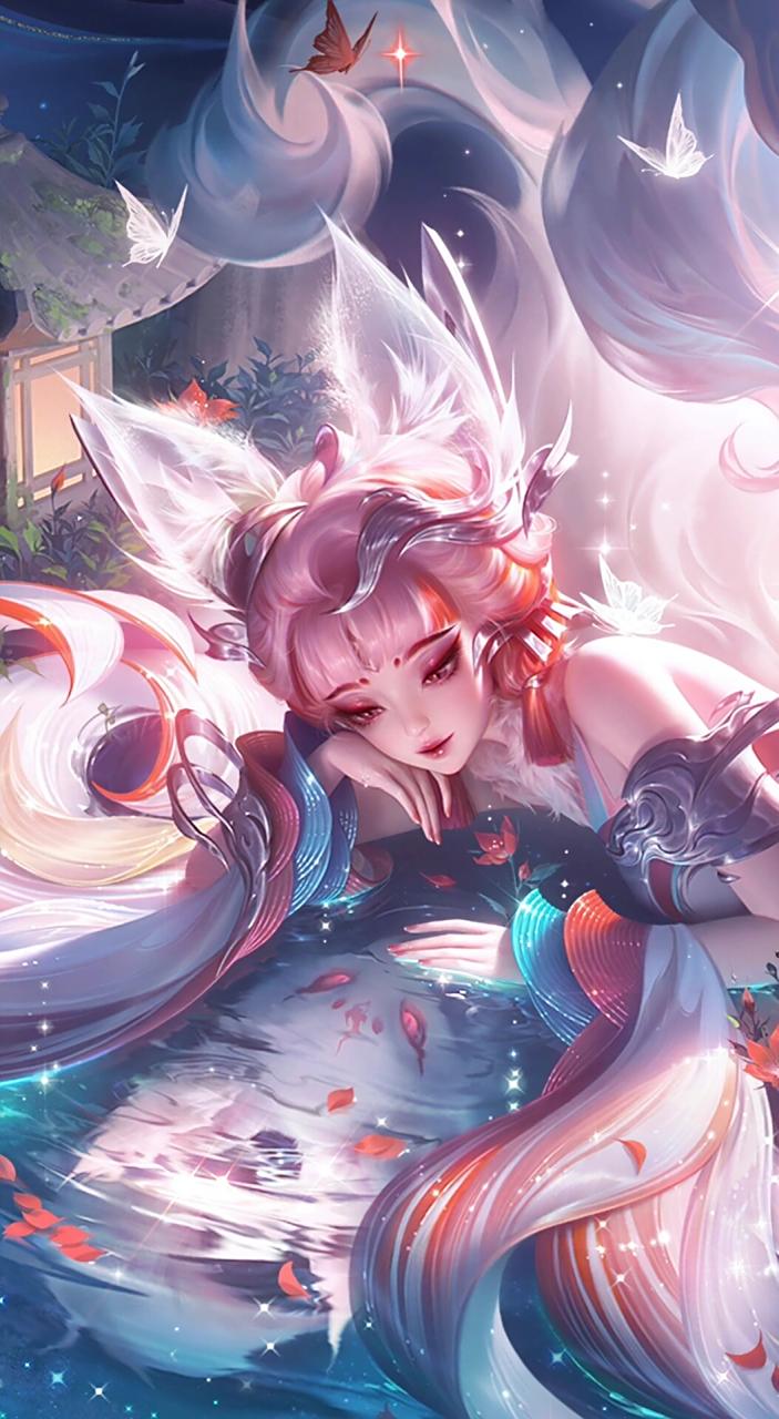 王者荣耀|妲己-青丘九尾 第二版高清海报 大家更喜欢哪一版?