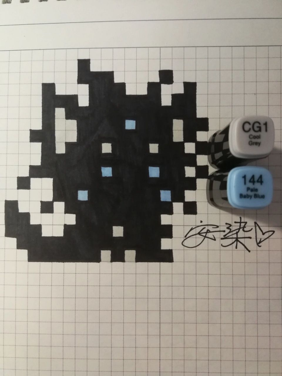 小黑洞像素画超详细教程 不得不说- 小黑洞是真的不知道该咋出啊 《全