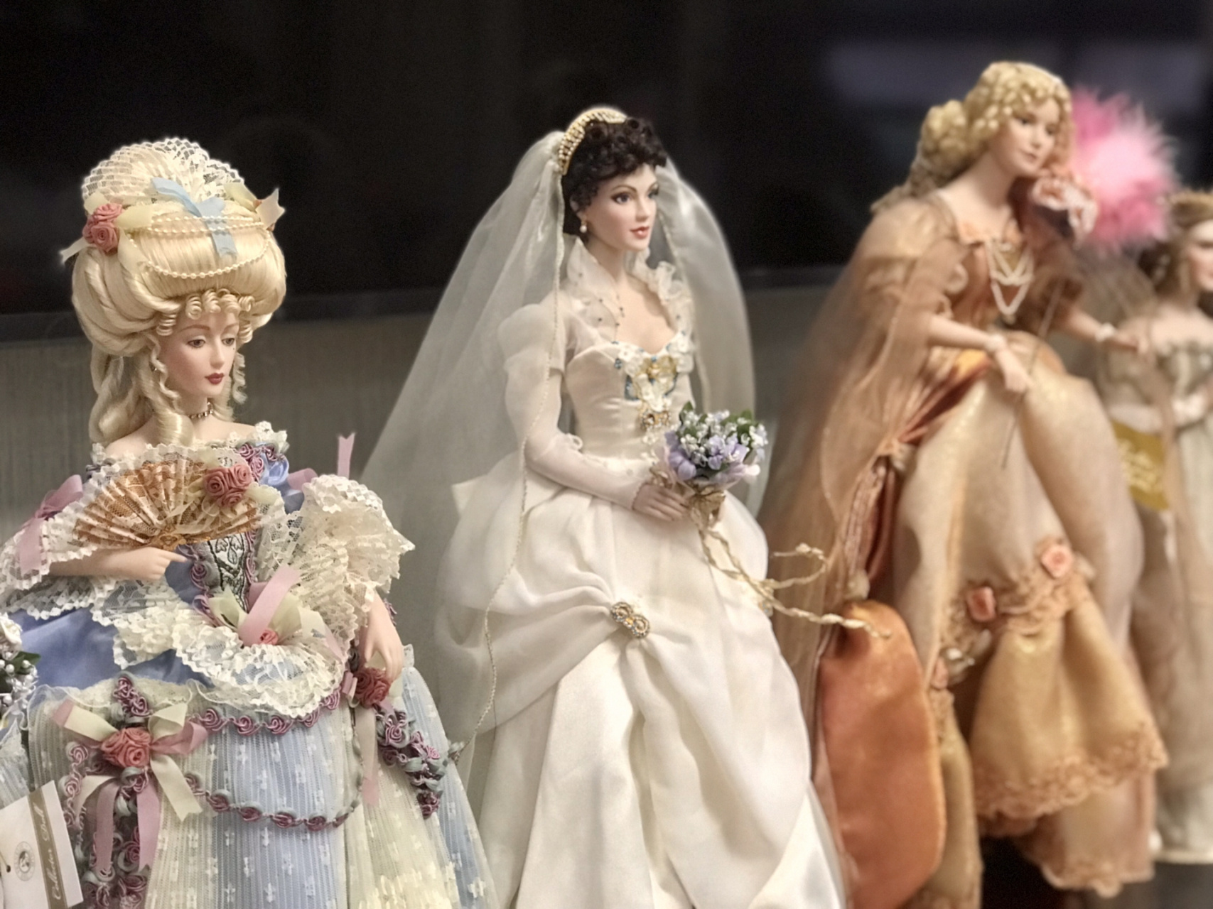 陶瓷娃娃 六美 富兰克林陶瓷六美-富兰克林娃娃 传家宝系列瓷娃