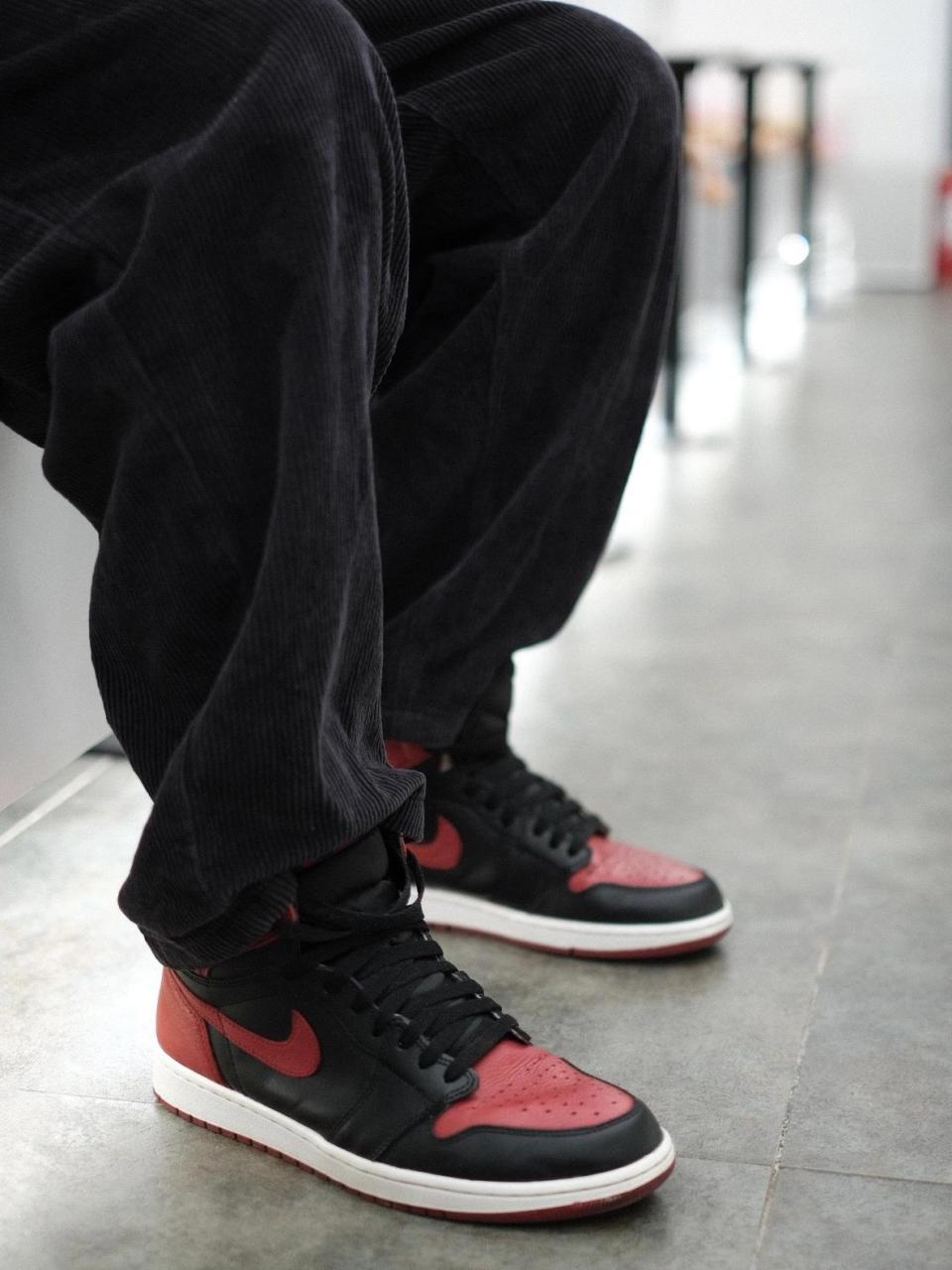 的19/200双鞋分享|aj1樱木花道同款 air jordan 1 retro bred banned