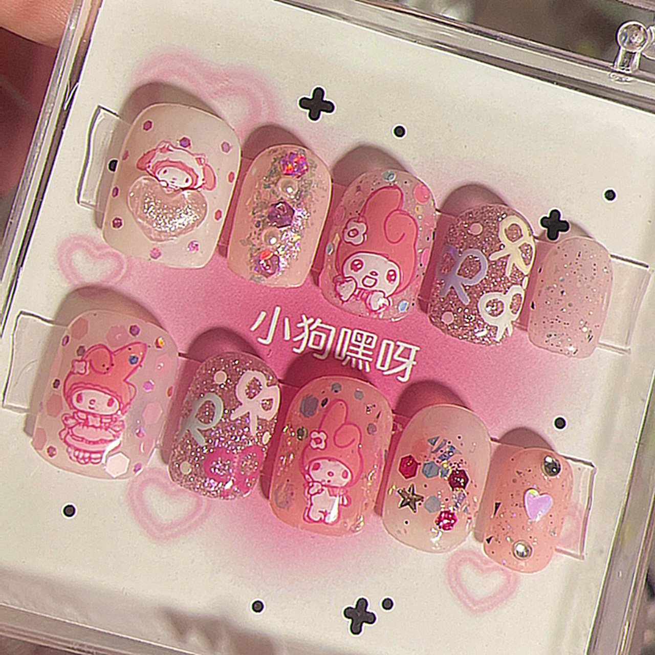 06美甲美甲!甜甜美乐蒂7715 美乐蒂终于来啦!