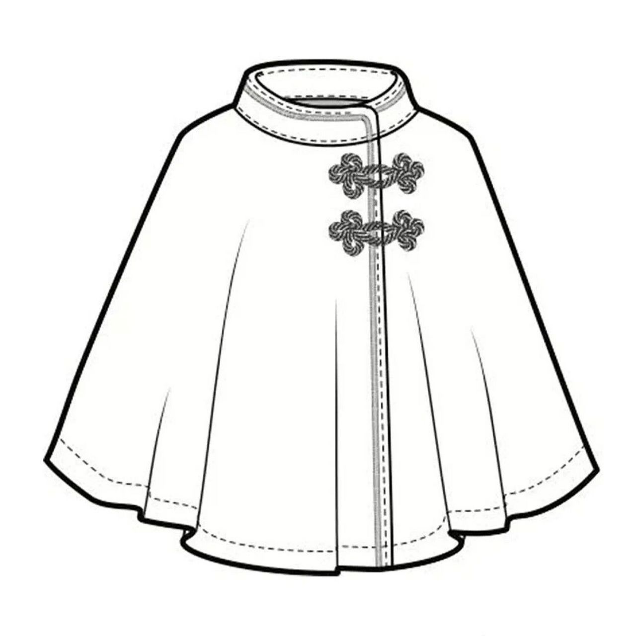 十万个服装小知识/斗篷款式图 有需要的同学记得先关注再点赞77收藏