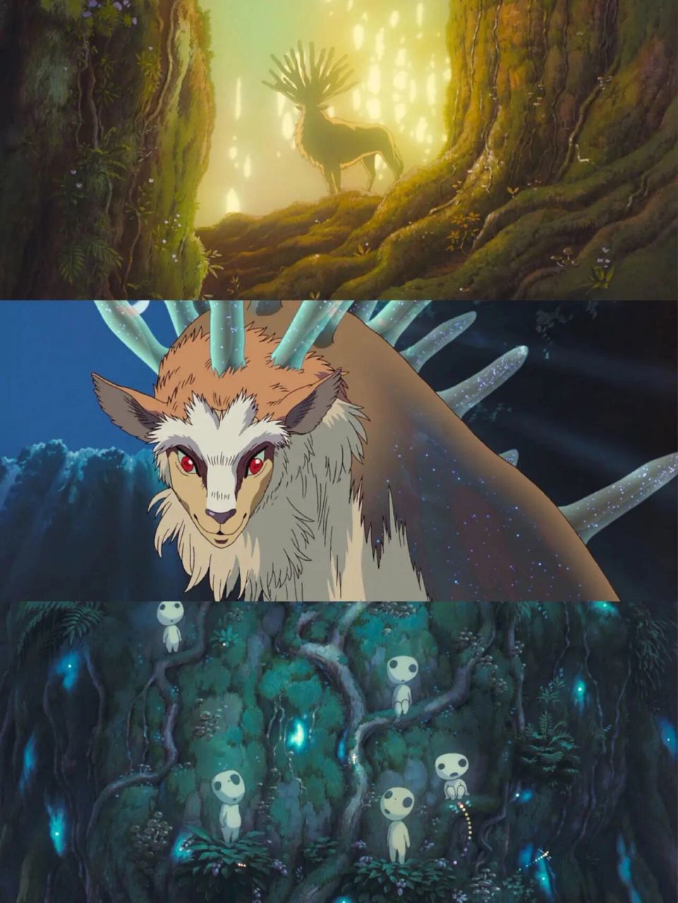 影片集|幽灵公主(1997) 电影里被诅咒的野猪神与阿席卡达,山神兽与珊