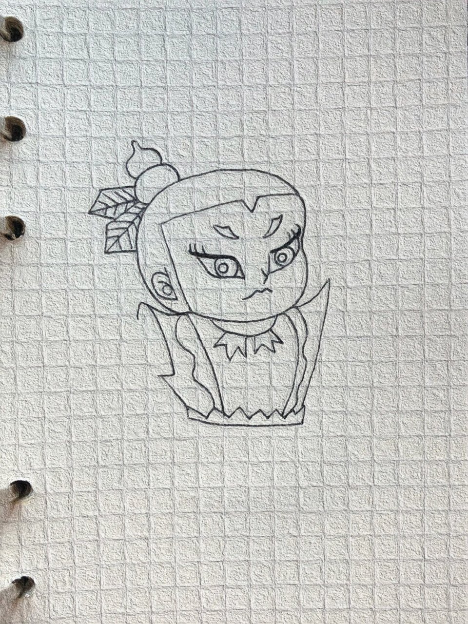 可爱简笔画分享(243)|葫芦娃-黄娃