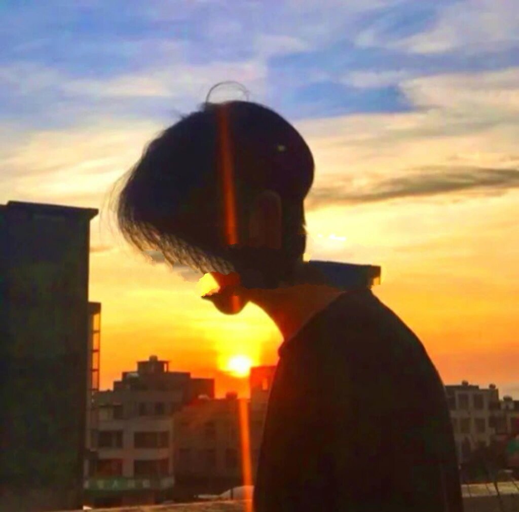 日落头像