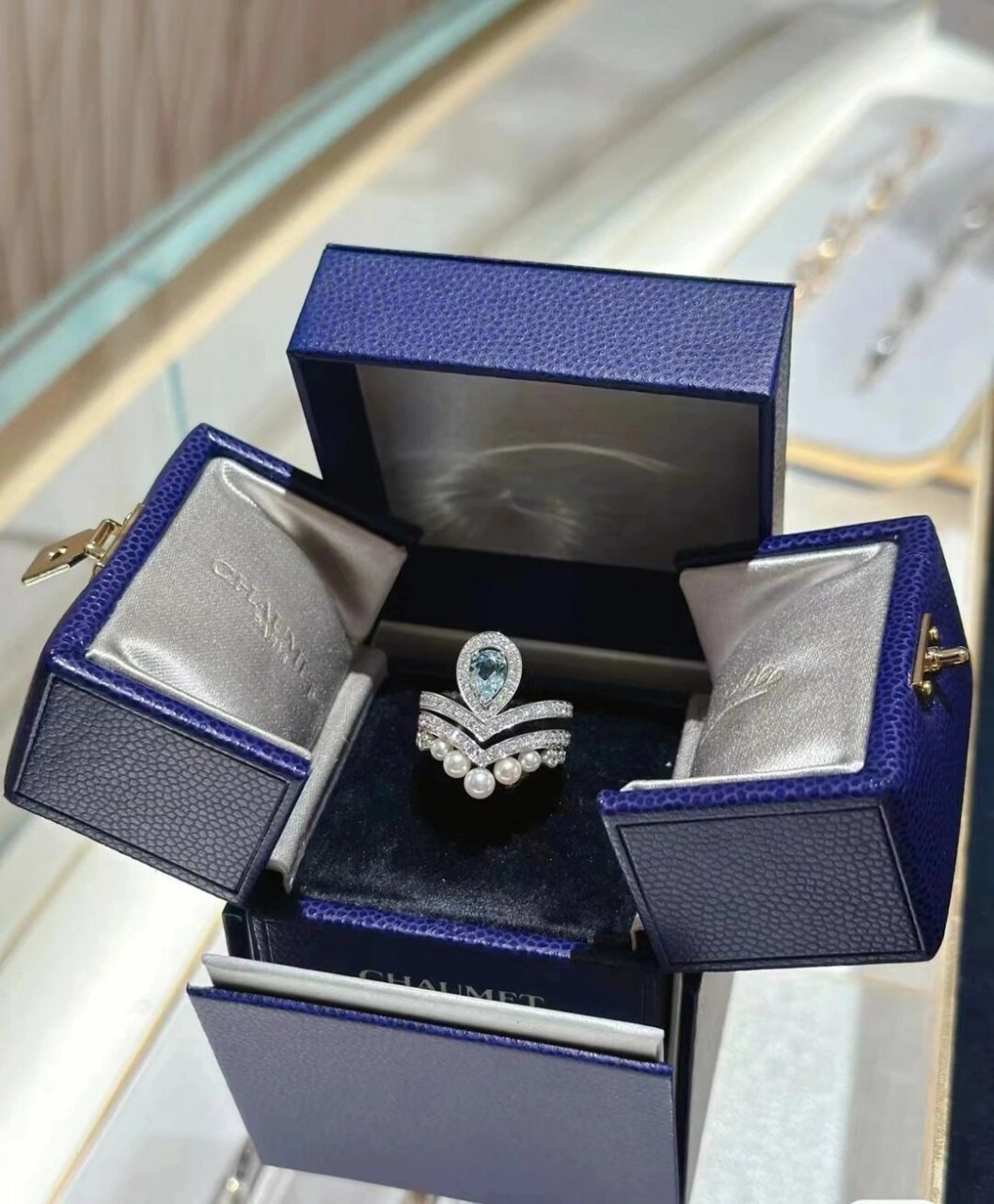 将天空和大海据为己有 #67chaumet 尚美巴黎 67#钻戒