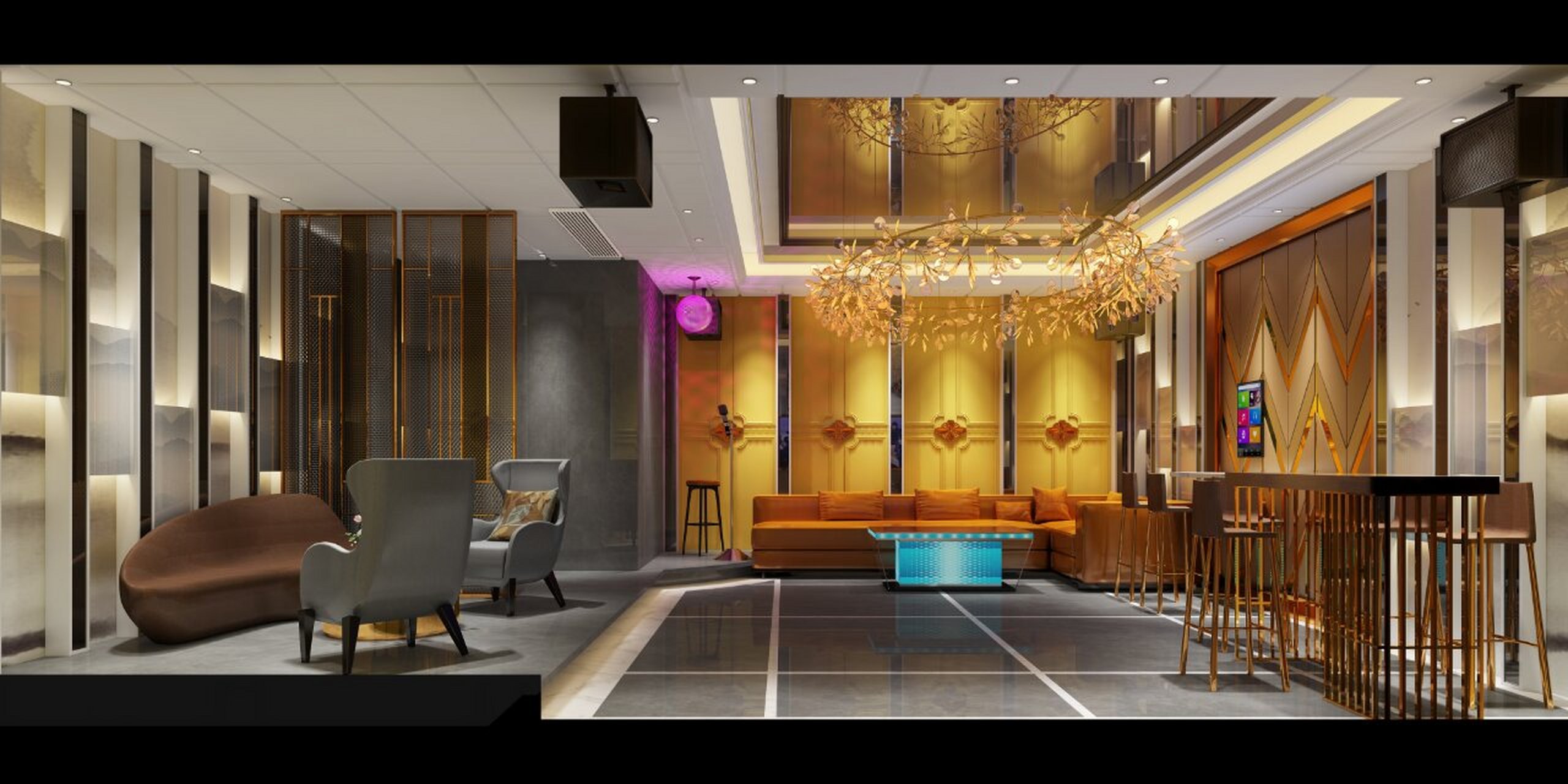 9套现代ktv包房设计分享!