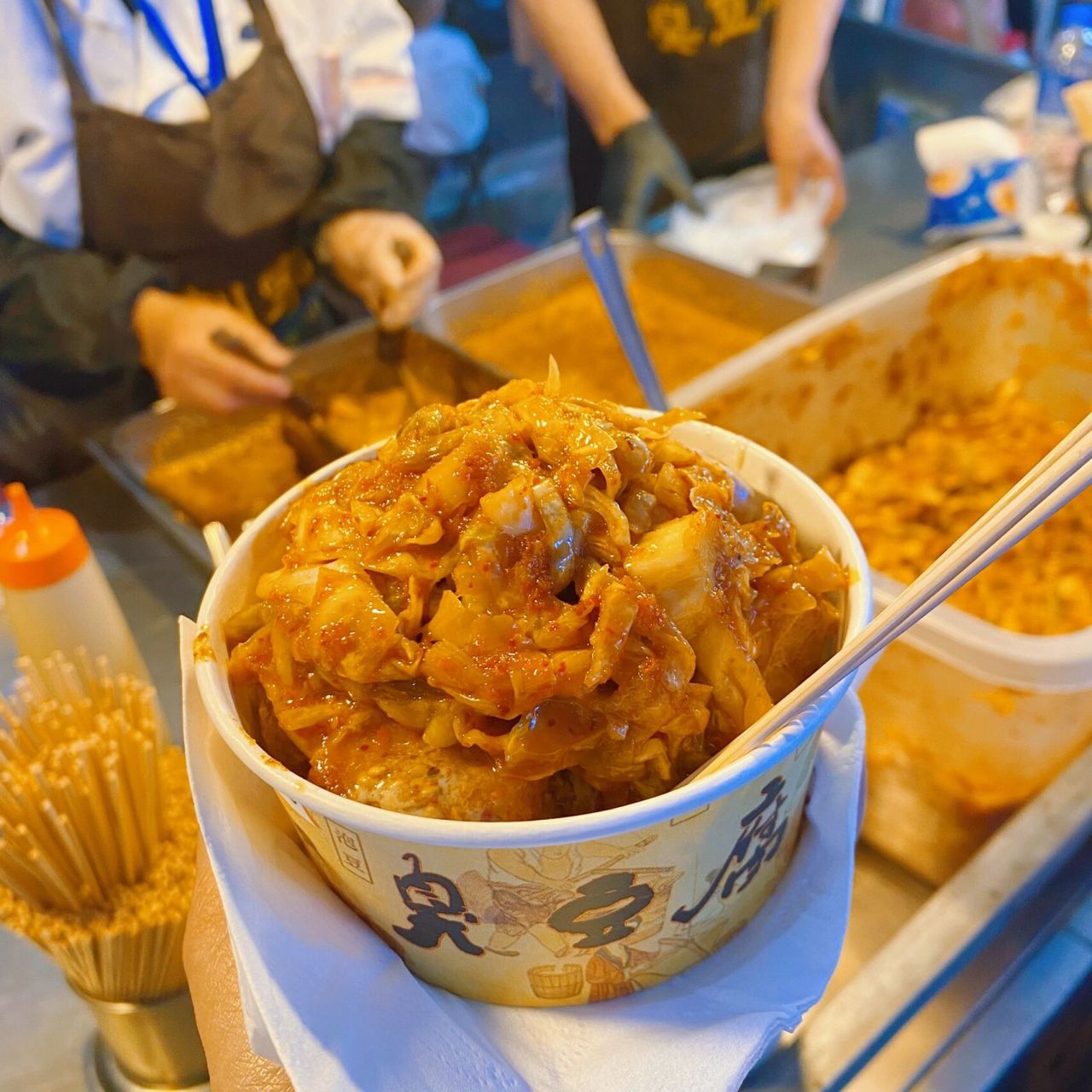 延吉北大夜市真的太热闹了99七点以后都是人挤人的感觉 	 93胖哥