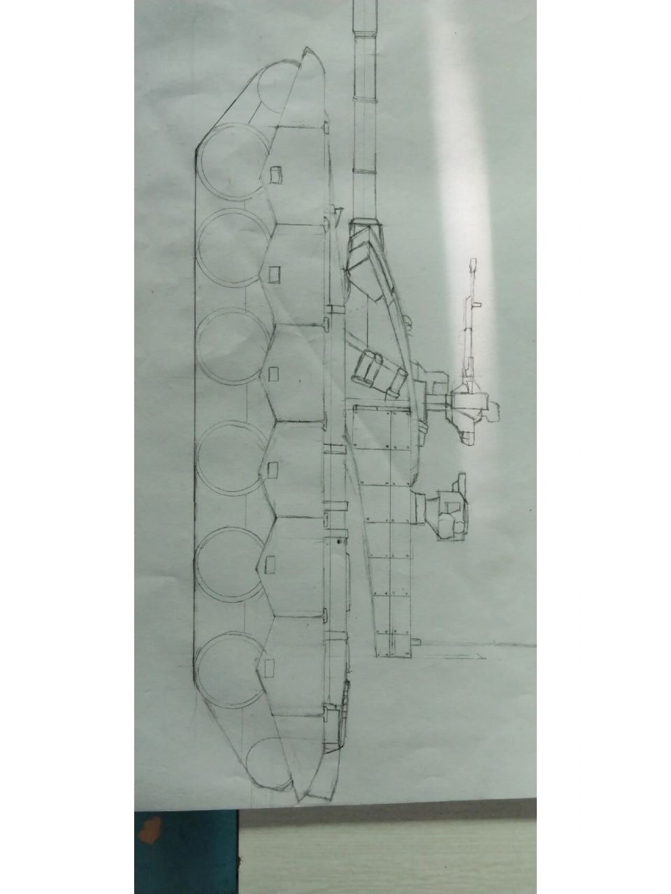 绘画ztz-99式主战坦克