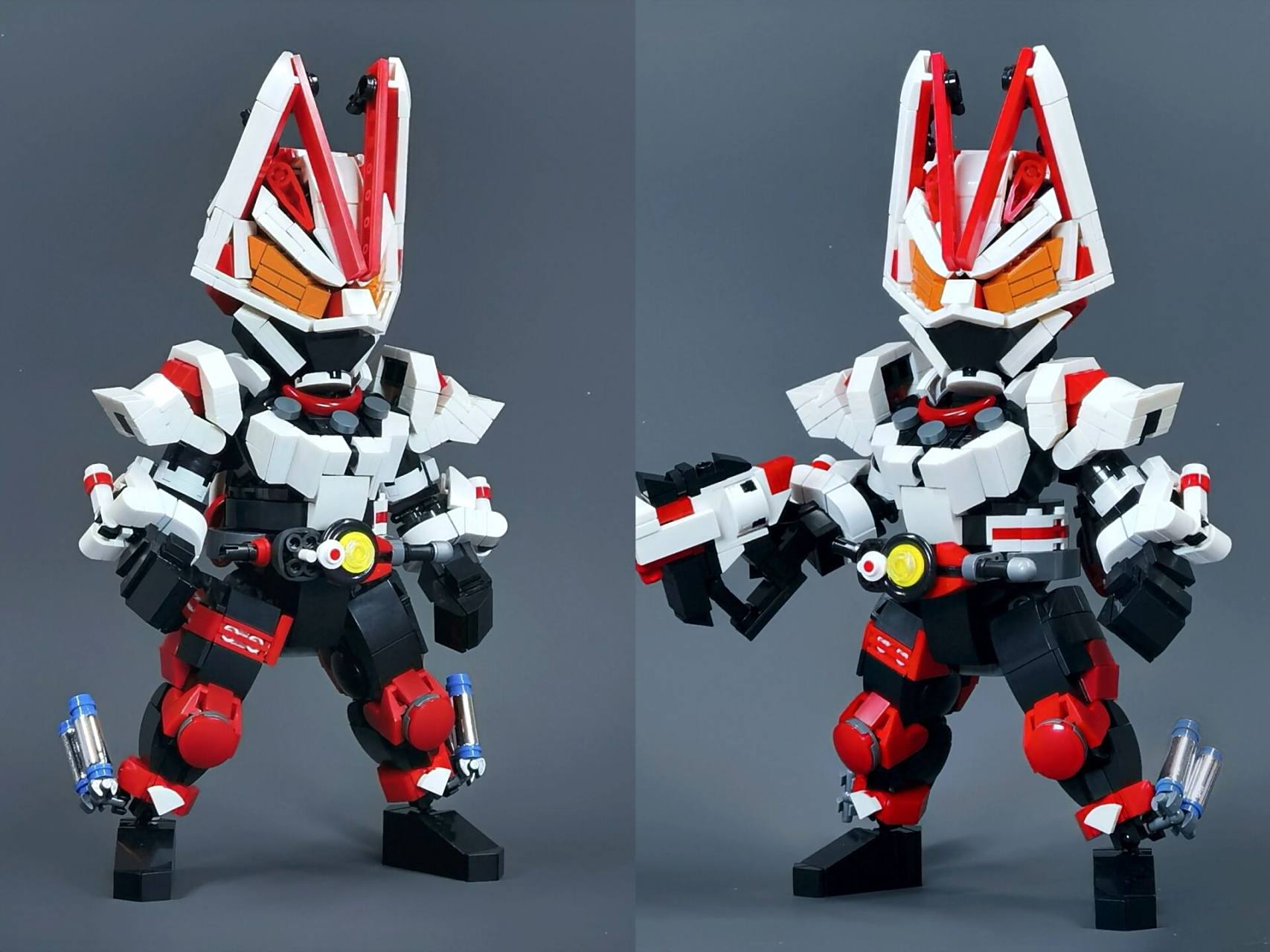 【积木作品】q版 假面骑士 极狐 极狐目前来看还是很精彩的 所以就moc