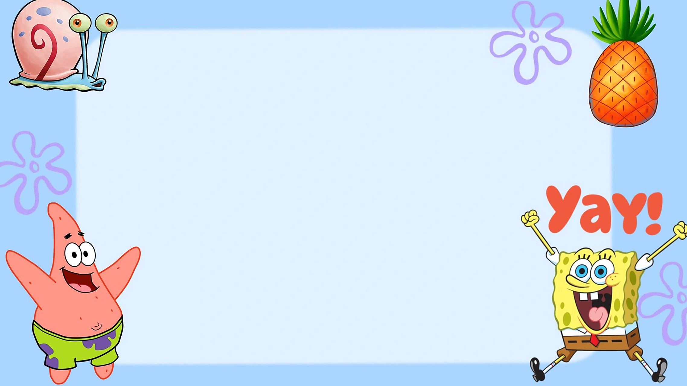 海绵宝宝ppt背景图分享|超级可爱!