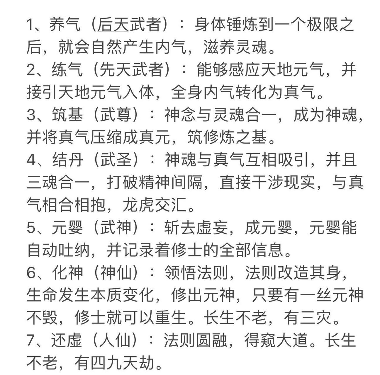 中期和后期,大乘后不分初期,中期和后期 修真者的等级划分又有以下几