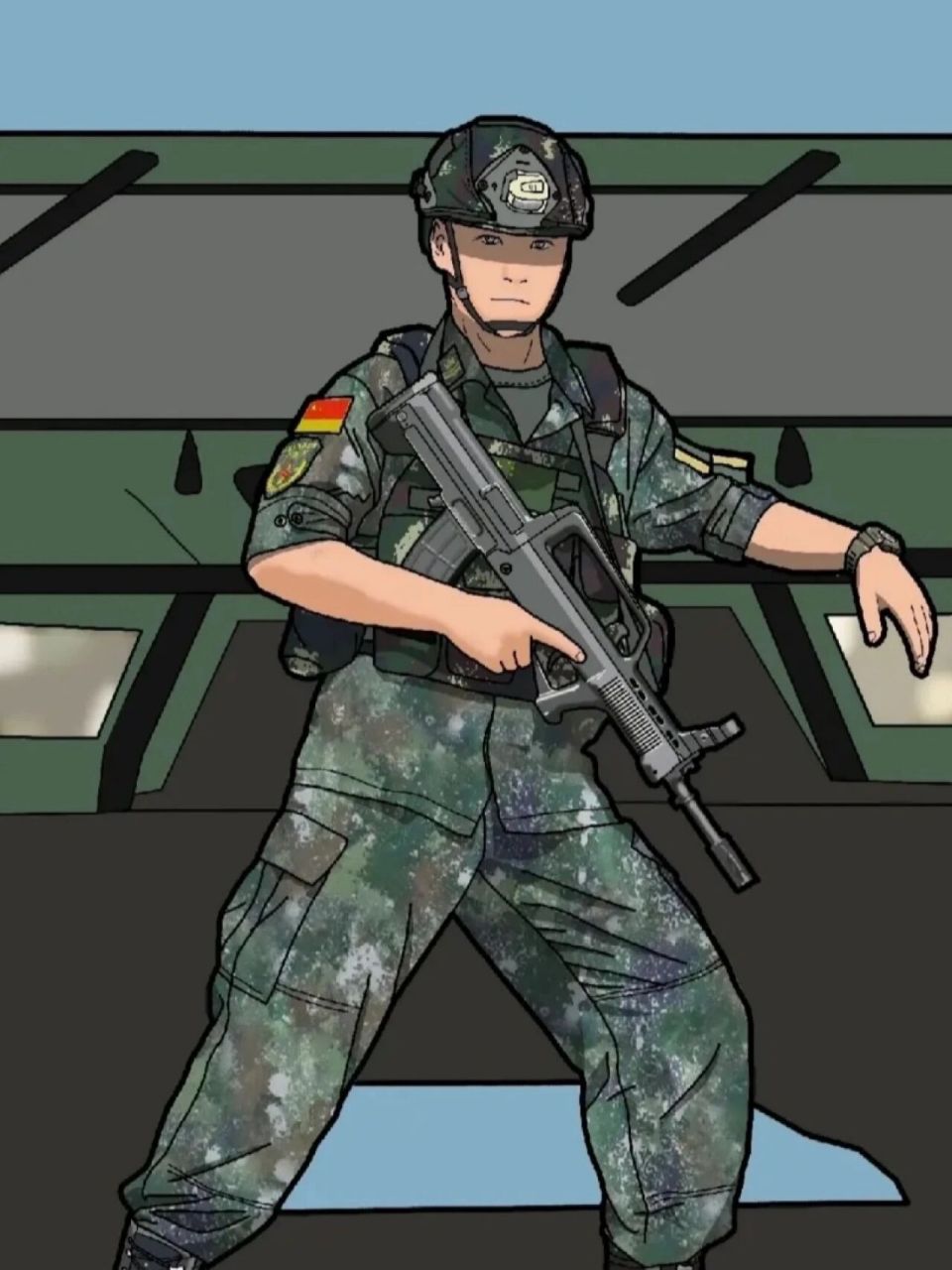 军人图片 分享一下你们觉得最帅的图片