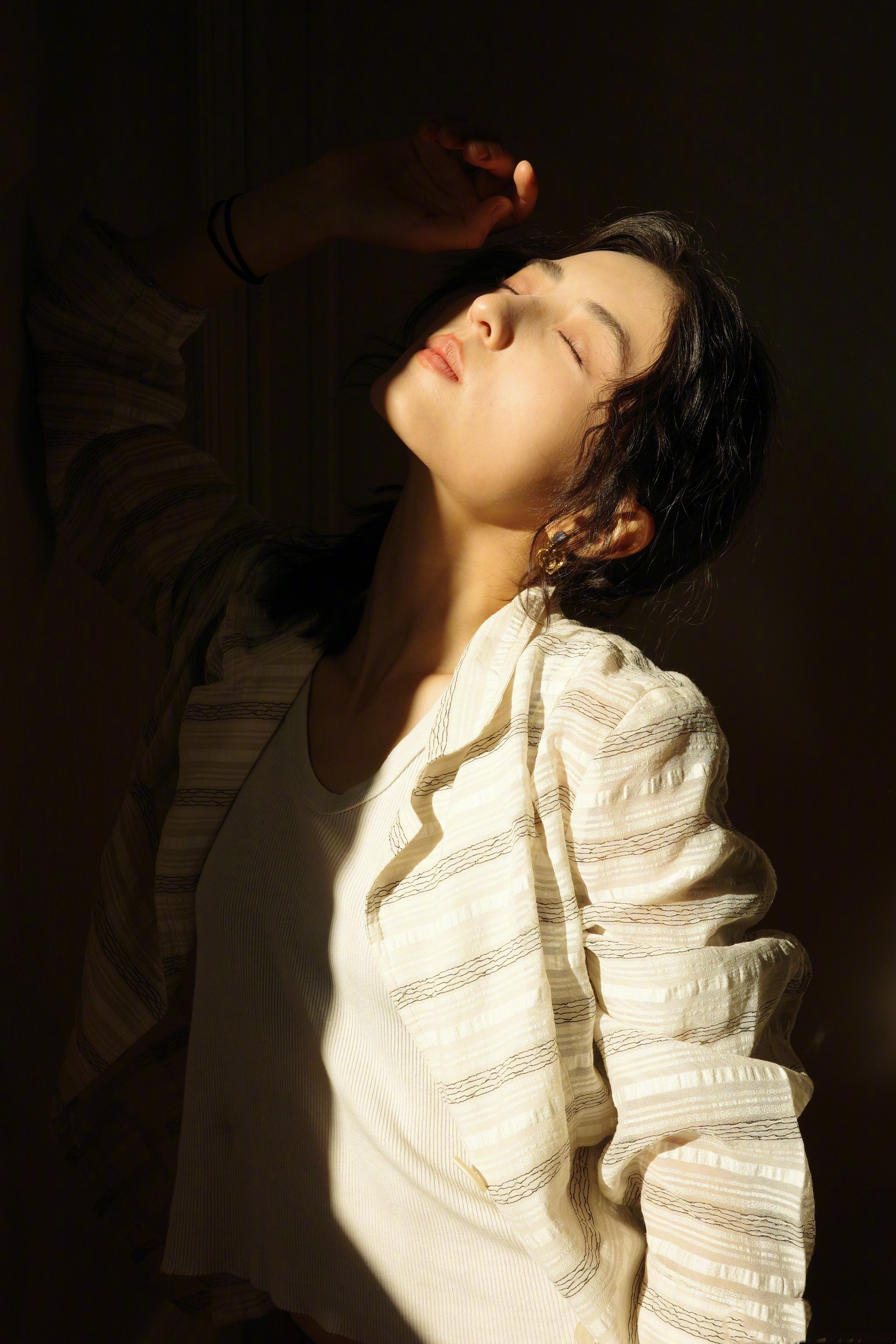 张子枫,氛围少女感穿搭