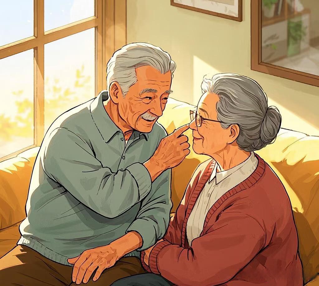 60岁的夫妻 李阿姨偷偷 把老伴的降压药换成维生素, 认为是药就有三分