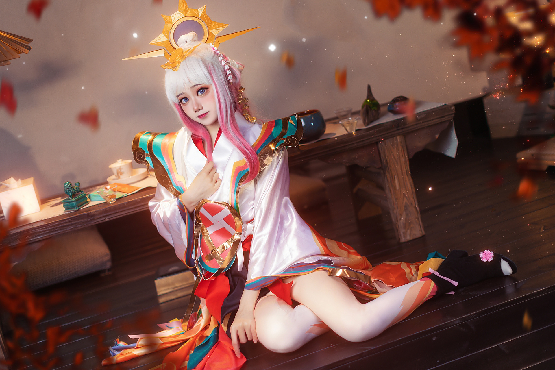 娜可露露前尘镜 93王者荣耀cos "红月正当空,逢魔涤荡,归途迷雾中"