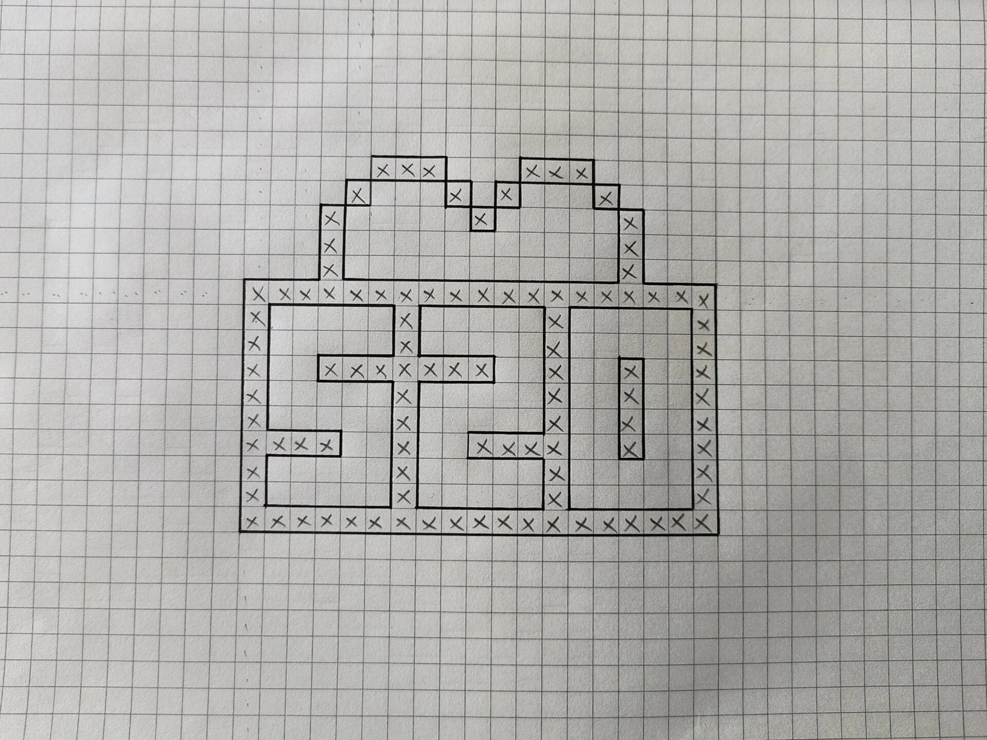 像素格子画:爱你5207815